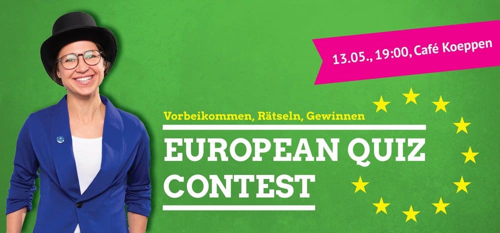 European Quiz Contest mit unserer Europakandidatin Hannah Neumann, Foto: KV, 2019