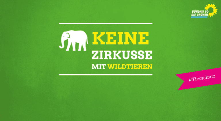 Keine Zirkusse mit Wildtieren!