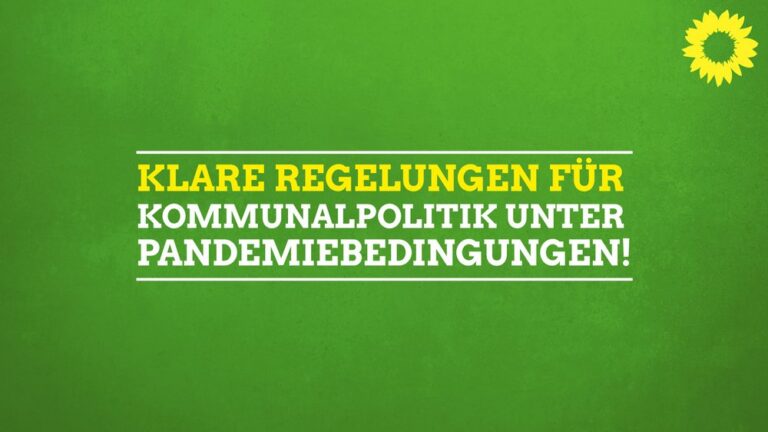 Klare Regelungen für Kommunalpolitik unter Pandemiebedingungen