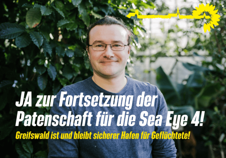 Die Patenschaft für das Seenotrettungsschiff SEA EYE 4 wird fortgesetzt