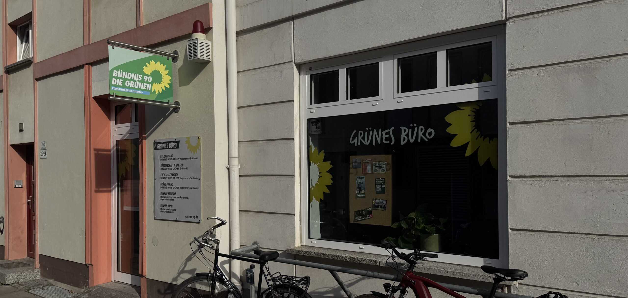 Kreisgeschäftsstelle von Bündnis 90:Die Grünen Kreisverband Vorpommern-Greifswald