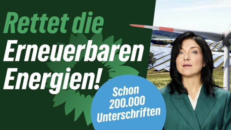 Rettet die Erneuerbaren Energien – Jetzt unterschreiben!